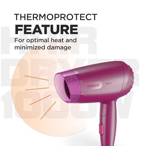 Havells 1000W Foldable Hair Dryer|Blow