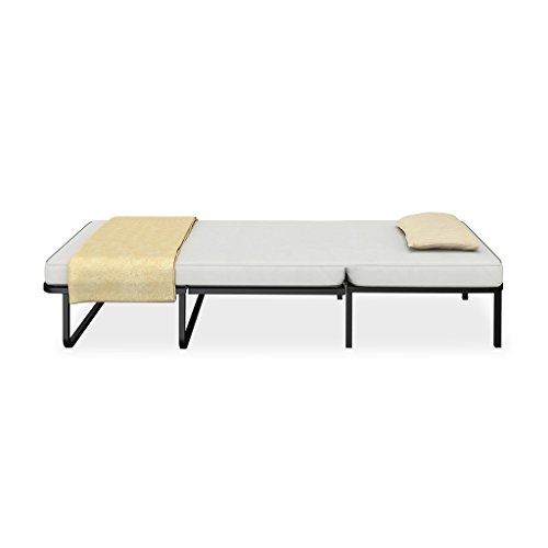 Livean Folding Bed Pouf Cum Bed with 3.5" Mattress (Grey) - Image 7