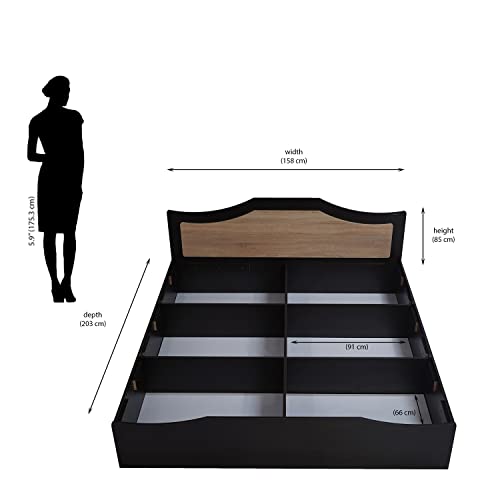 Nilkamal Willy Wooden Queen Bed