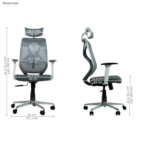 Wooden Street Pictor Ergonomic Office