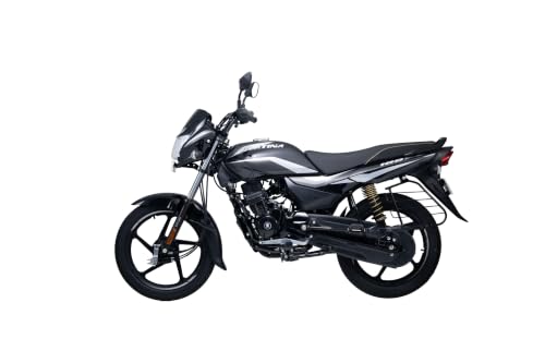 Bajaj Platina 100 Es Drum Motorcycle Black Silver Grey Ex-Showroom - Image 4