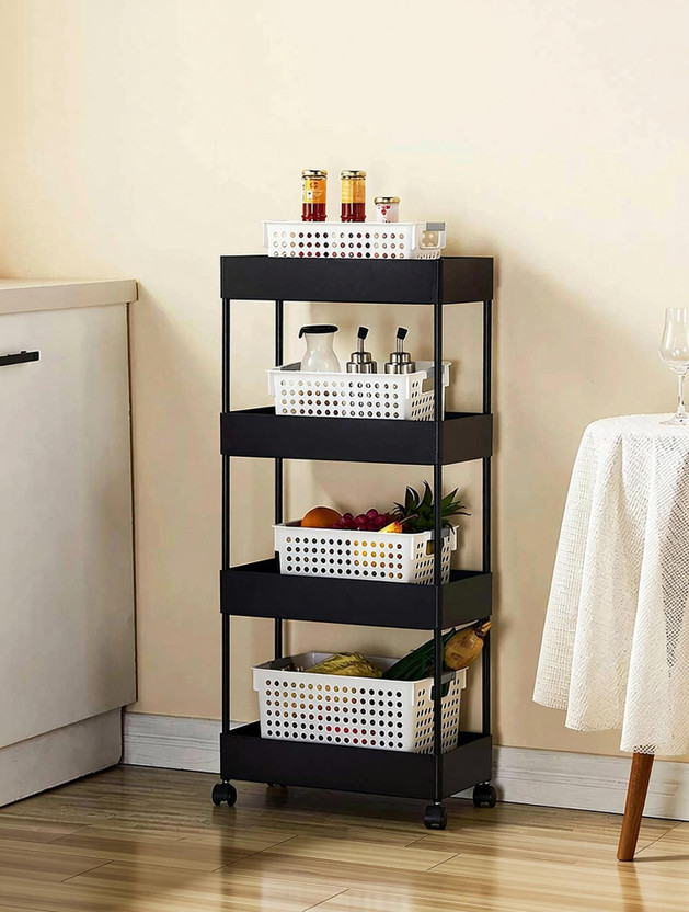 Shopixo Slim 4-Layer Rolling Storage
