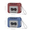 Retro Tape Recorder Keychain Set
