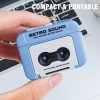 Retro Tape Recorder Keychain Set