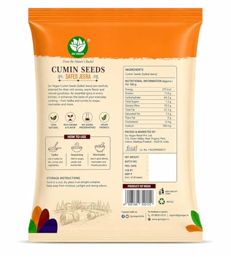 Go Vegan Cumin Seeds Jeera