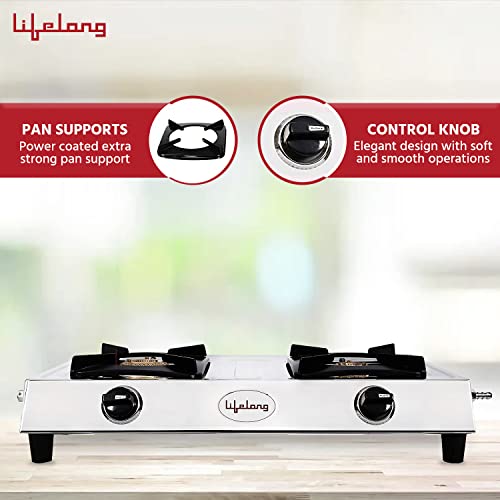 Lifelong 2 Burner Gas Stove