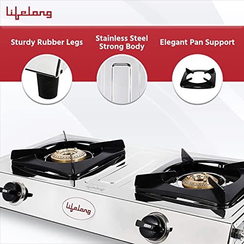 Lifelong 2 Burner Gas Stove