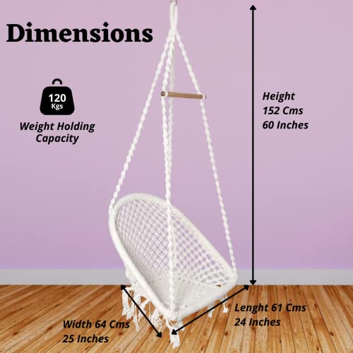 Patiofy D Shape Swing Chair/Swing