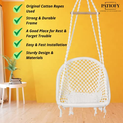 Patiofy D Shape Swing Chair/Swing