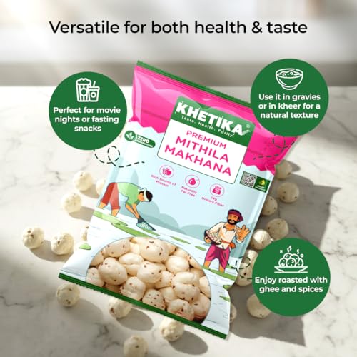 Khetika Premium Mithila Makhana 100g