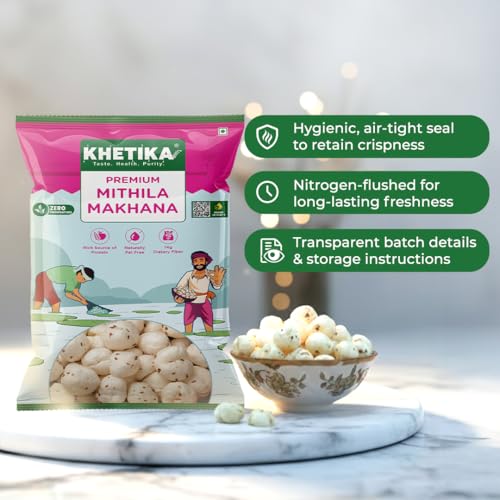 Khetika Premium Mithila Makhana 100g