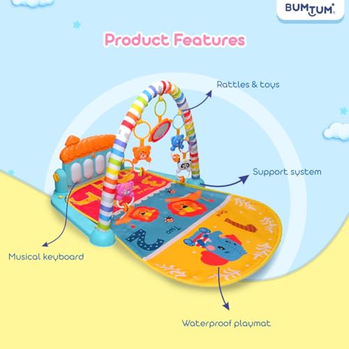 BUMTUM Baby Piano Gym Orange