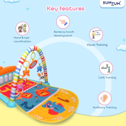 BUMTUM Baby Piano Gym Orange
