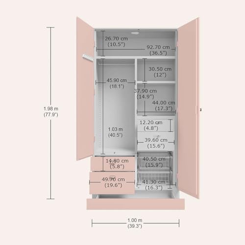 Interio by Godrej Wardrobe Auraline