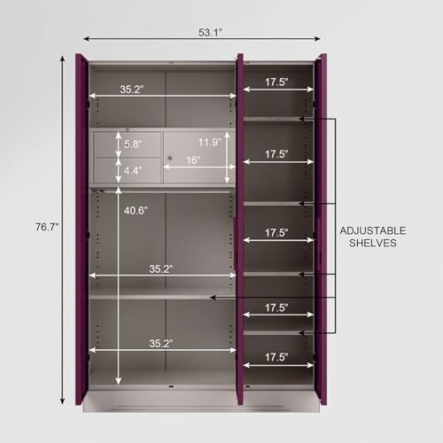 Interio by Godrej Almirah Slimline