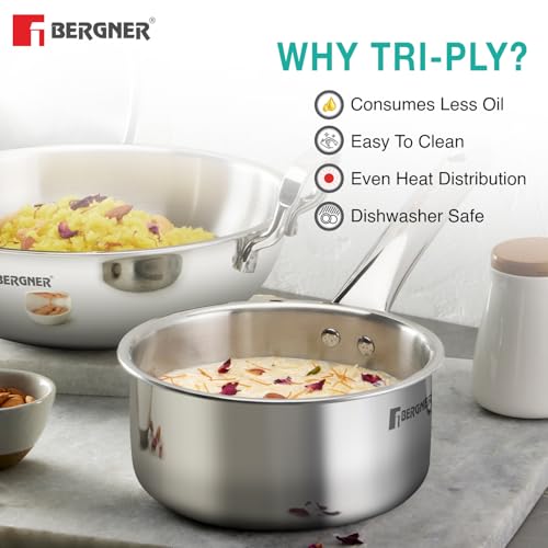 Bergner TriPro 3 Pcs Tri-Ply