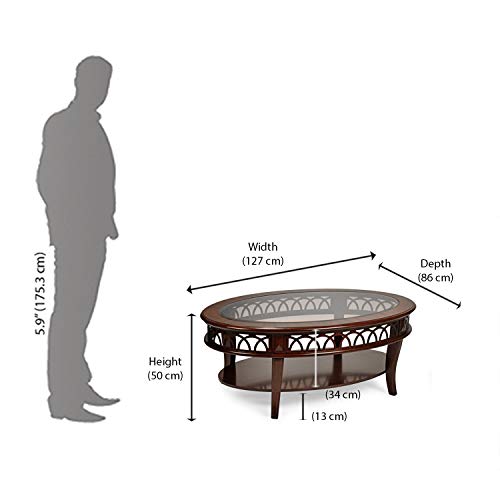 @Home by Nilkamal Pisces Center Table (Brown) - Image 2