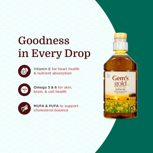 Gems Gold unrefined Cold Pressed