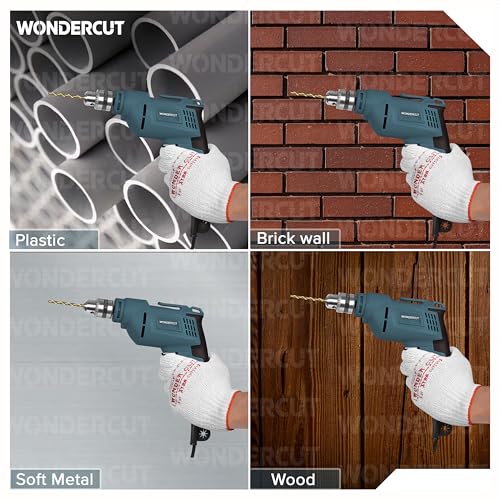 WONDERCUT 550W, Electric Drill WC-EDRF10-B+7