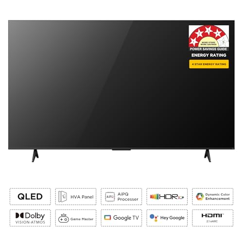 TCL 189 cm (75 inches) 4K UHD Smart QLED Google TV 75T6C - Image 3