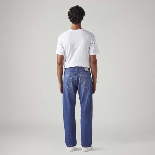 Levi's Men's 505 Mid Indigo Straight Fit Mid Rise Jeans - Image 2