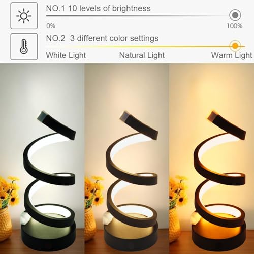 One94Store Spiral Twist LED Table