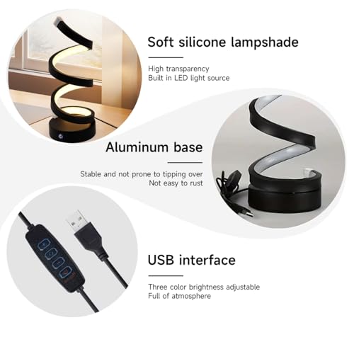 One94Store Spiral Twist LED Table