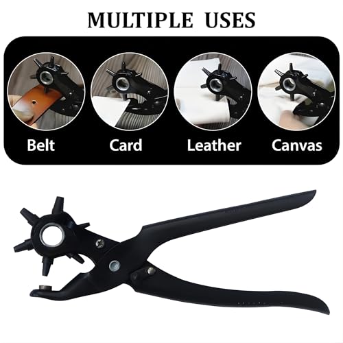 Revolving Leather Punch Pliers
