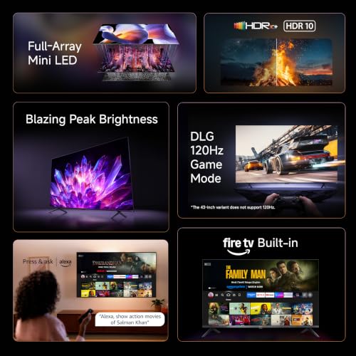 Xiaomi 165 cm (65 inches) Smart TV MiniLED QLED Fire TV L65MC-FSMIN - Image 3