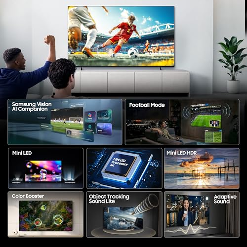 Samsung 75 inches 4K Mini LED Samsung Vision AI Smart TV UA75M2EHAULXL - Image 3