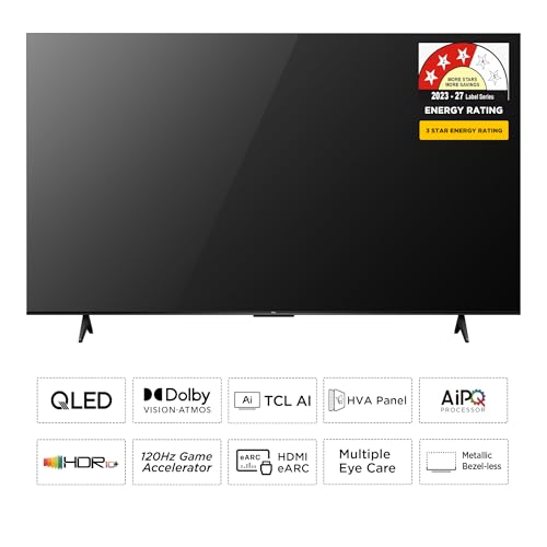 TCL 139 cm (55 inches) 4K UHD Smart QLED Google TV 55T6D - Image 3