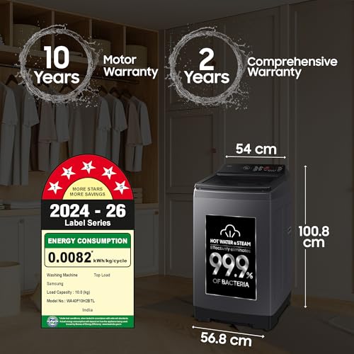 Samsung, 10kg, 5 Star, Eco