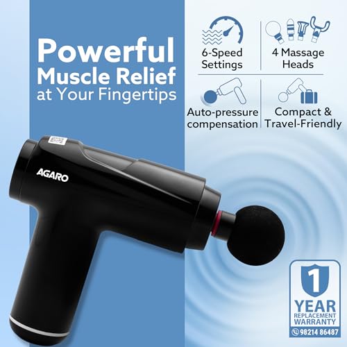 AGARO Primo Gun Massager, 4