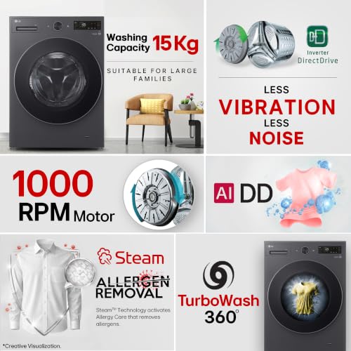 LG 15 Kg, 5 Star