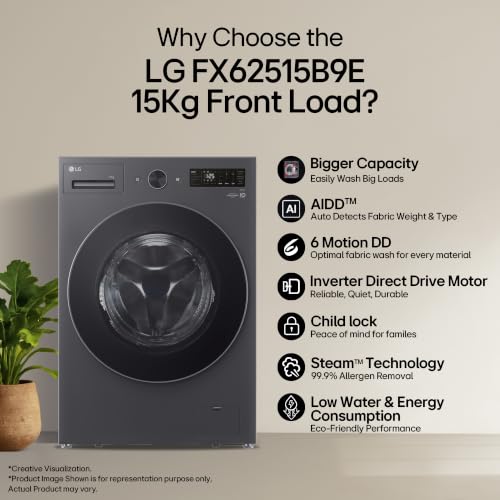 LG 15 Kg, 5 Star