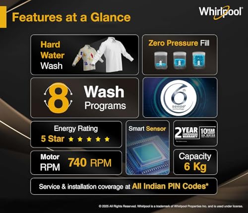 Whirlpool 6 kg Magic Clean