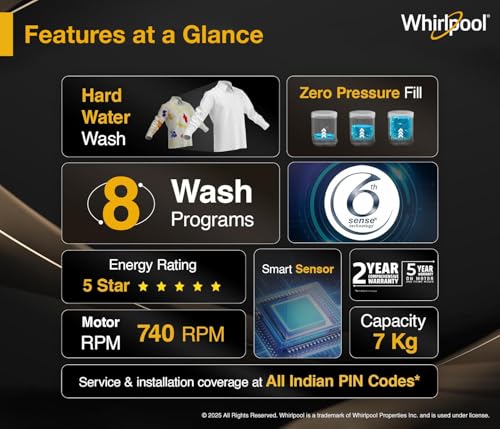 Whirlpool 7 kg Magic Clean