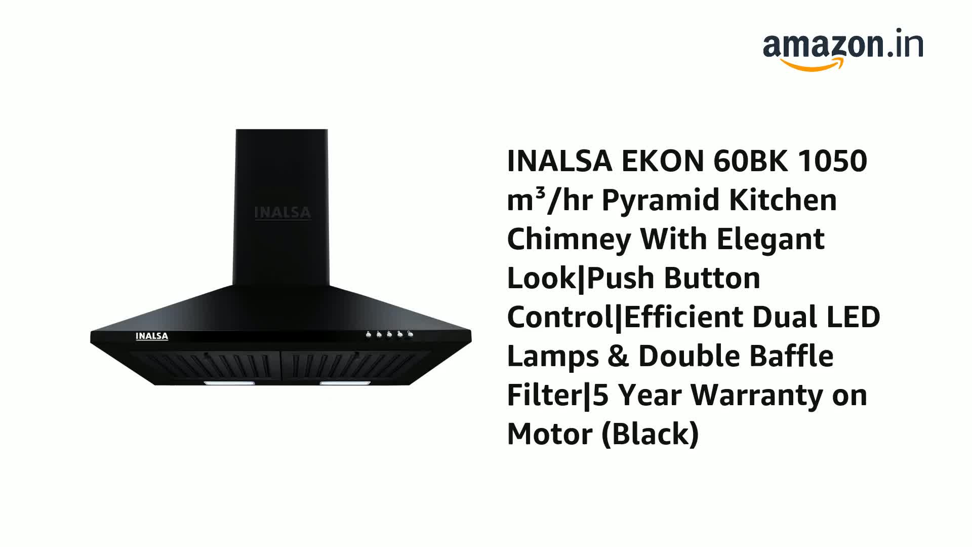 INALSA Pyramid Shape Wall Mount