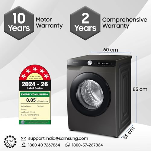 Samsung 8 kg, 5 star