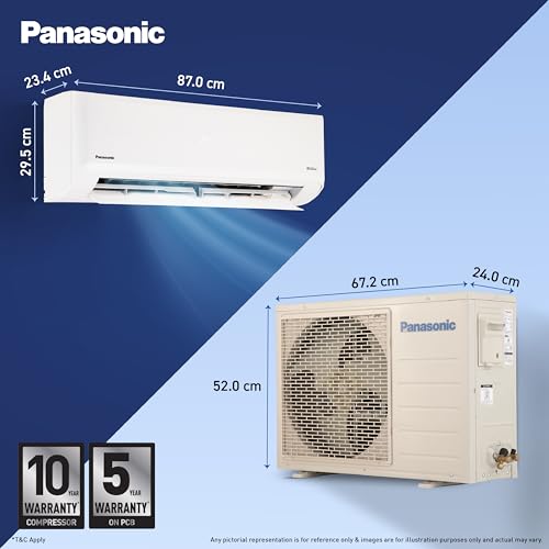 Panasonic 1.0 Ton 3 Star,New