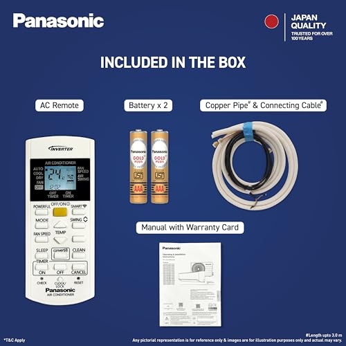 Panasonic 1.0 Ton 3 Star,New