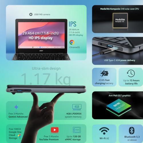 Acer Chromebook, MediaTek Kompanio 540