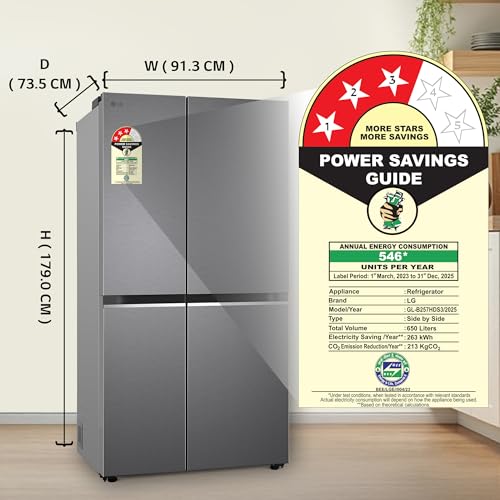 LG 650 L, 3 Star