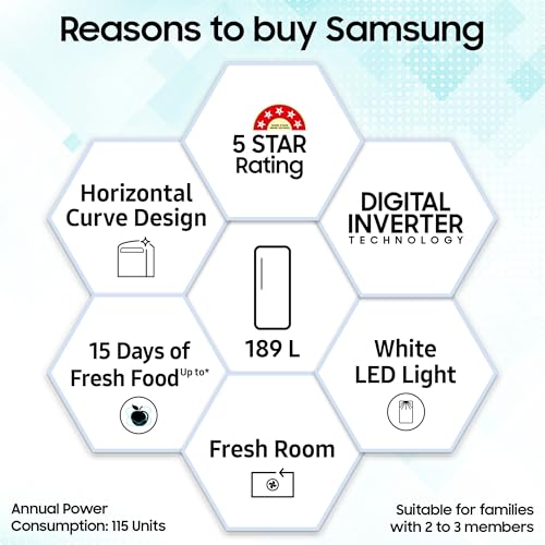 Samsung 189 L, 5 Star