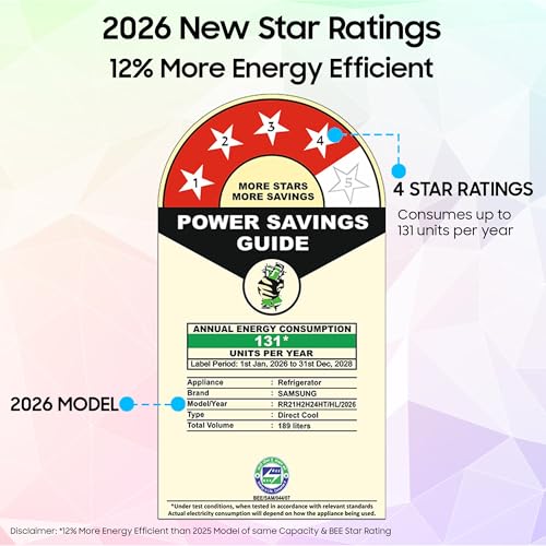 Samsung 189 L, 4 Star