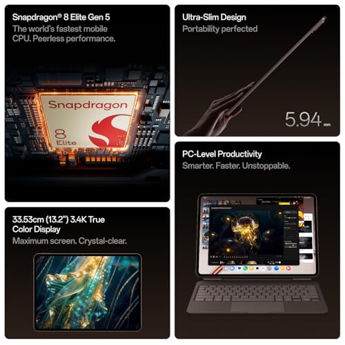 OnePlus Pad 4, Snapdragon® 8