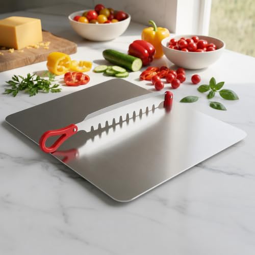 Clazkit Stainless Steel Chopping Board