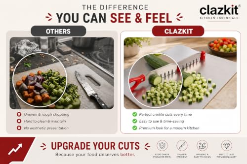 Clazkit Stainless Steel Chopping Board