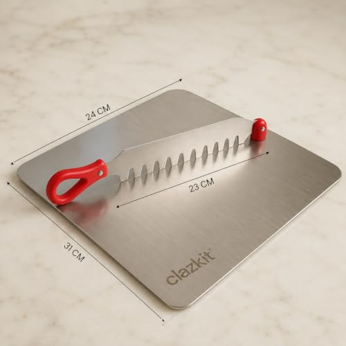 Clazkit Stainless Steel Chopping Board