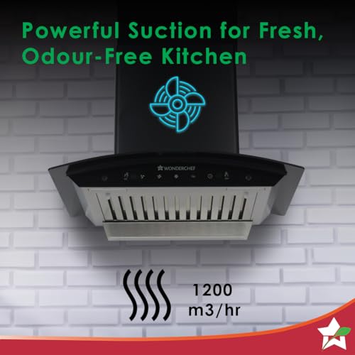 Wonderchef Power Curve Wall-Mount Chimney|Auto
